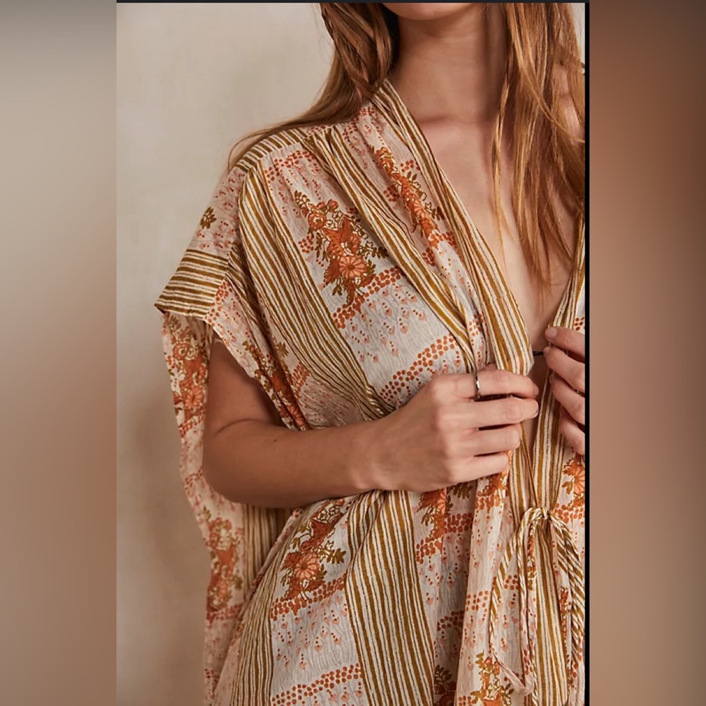 NWOT Free People Bali Maya Robe - Picture 4 of 11